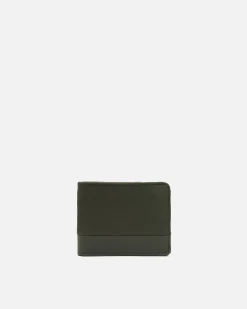 Cartera con compartimento para billetes, tarjetas y monedas