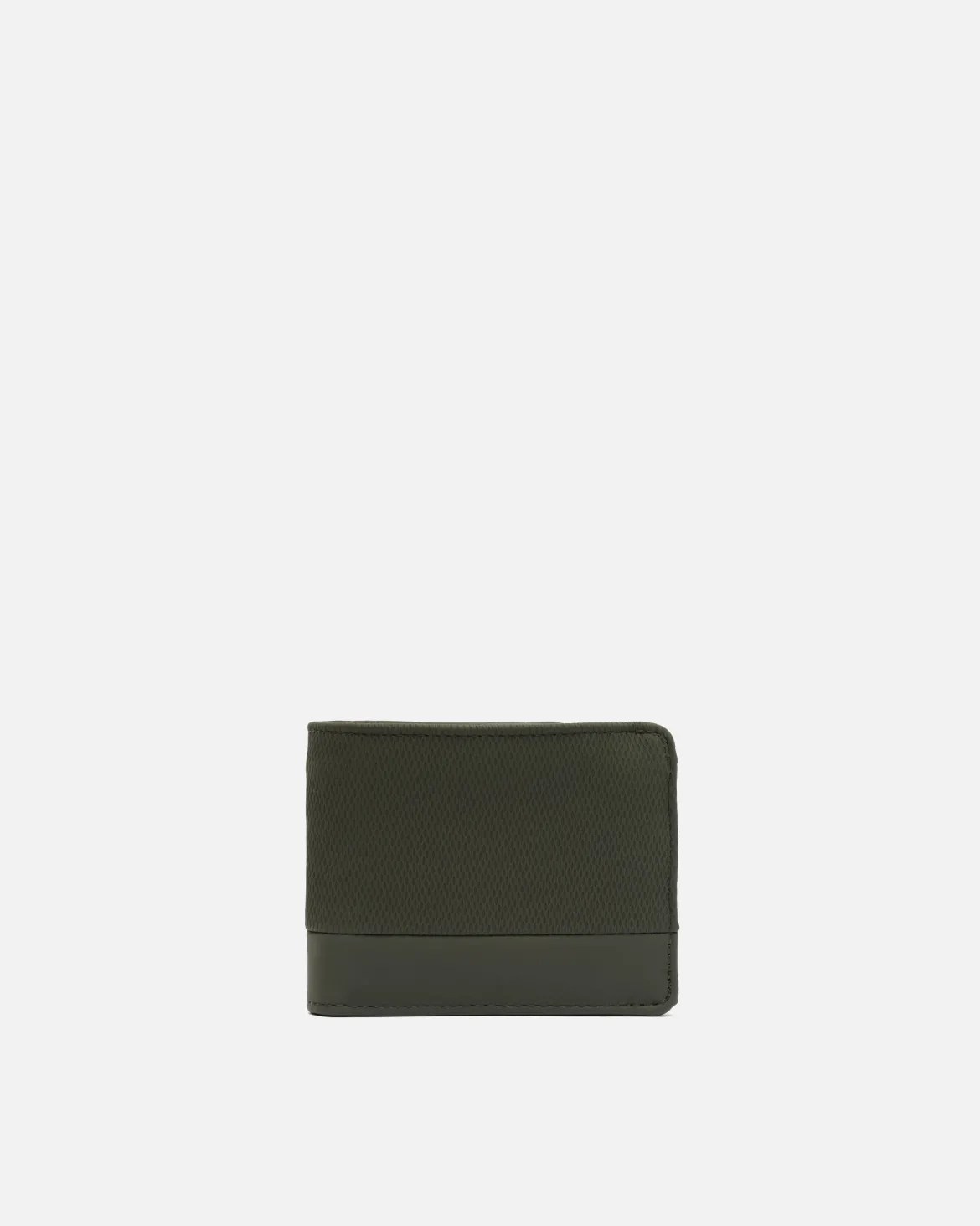 Cartera con compartimento para billetes, tarjetas y monedas