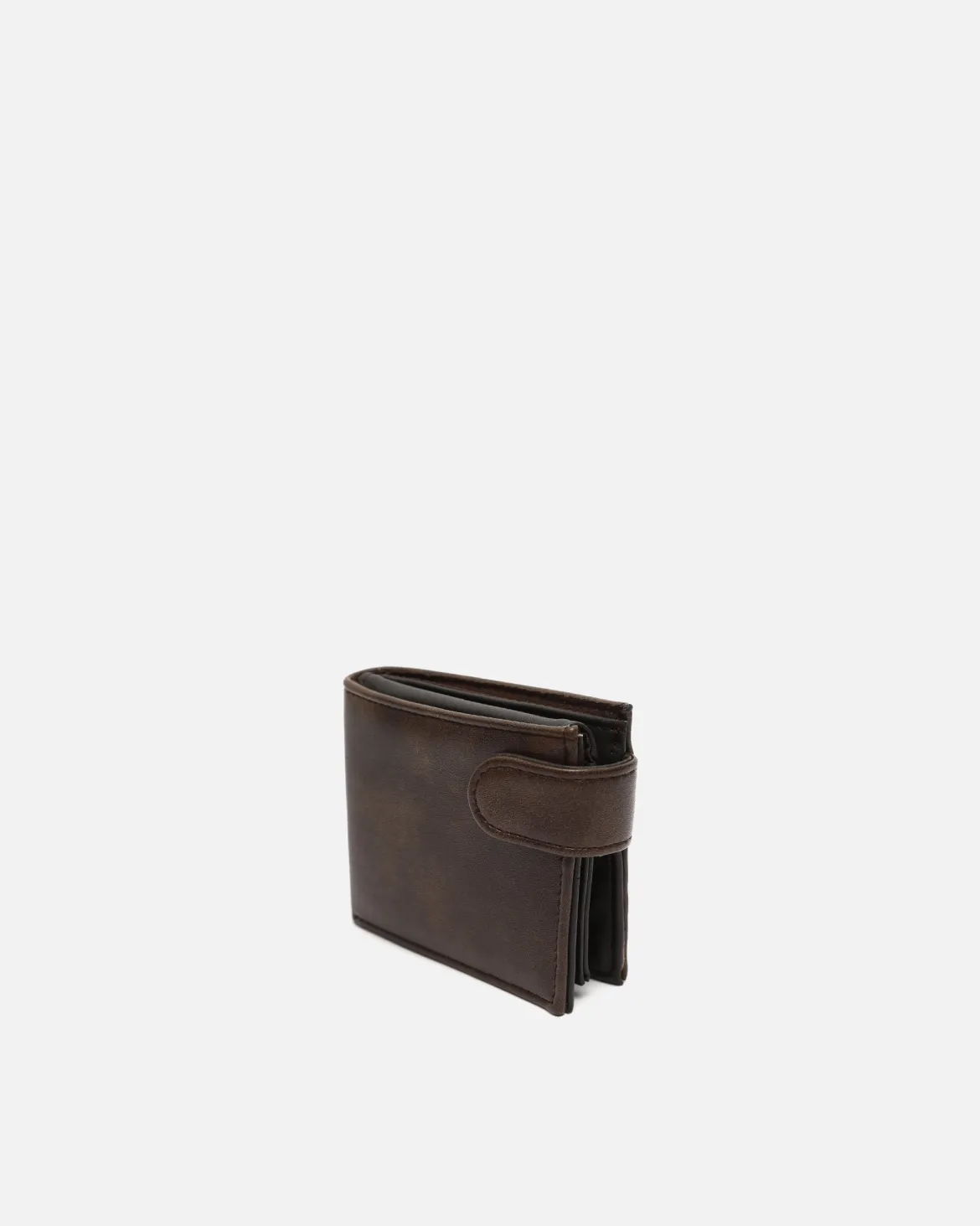 Cartera con compartimento para billetes, tarjetas y monedas con cierre