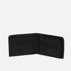 Cartera con compartimento para billetes, tarjetas y monedas