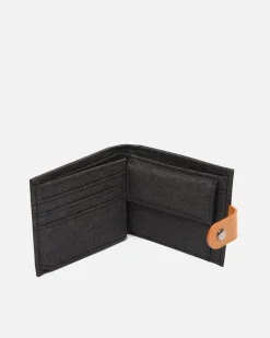 Cartera con compartimento para billetes, tarjetas y monedas con cierre