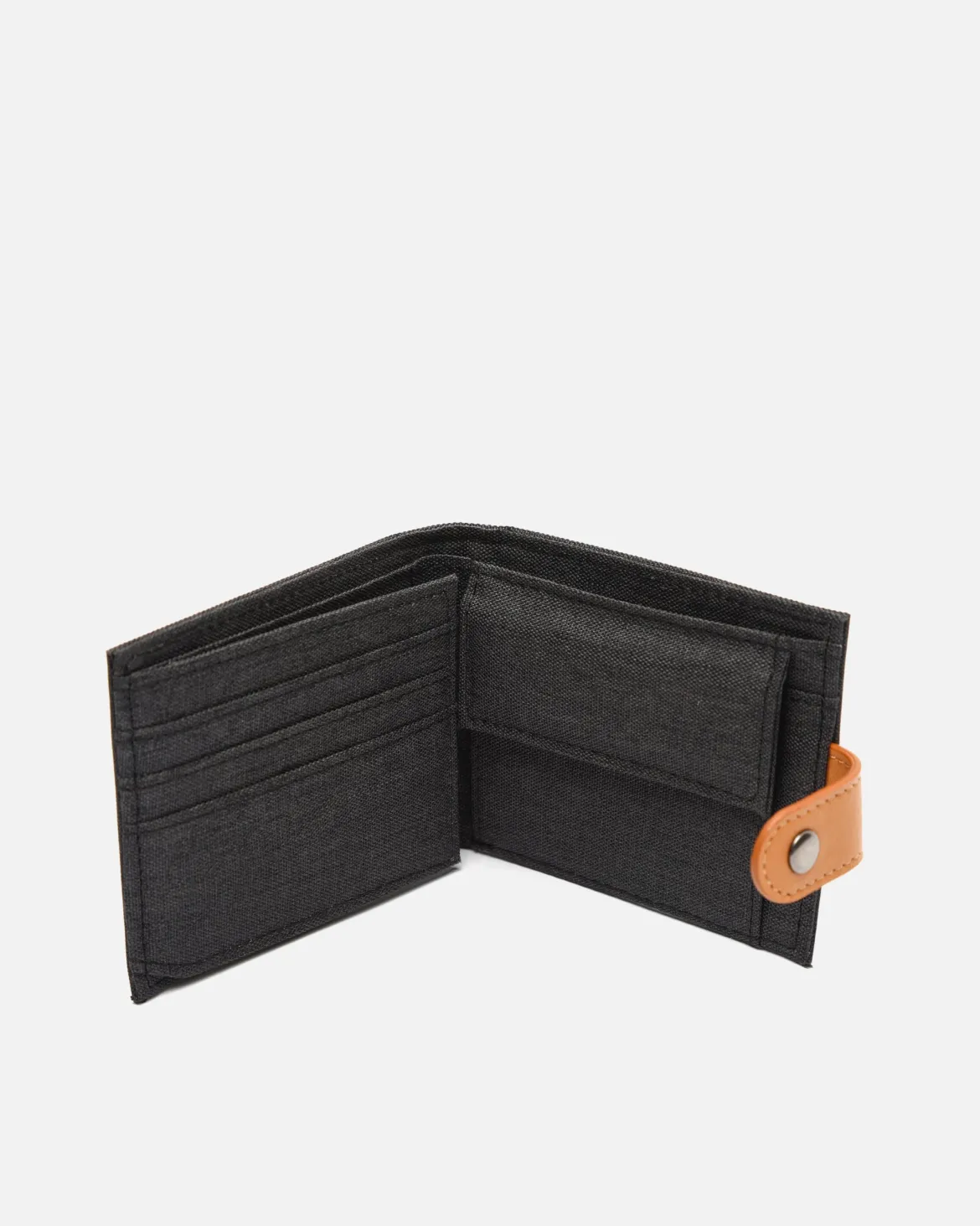 Cartera con compartimento para billetes, tarjetas y monedas con cierre