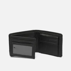 Cartera con compartimento para billetes, tarjetas y monedas