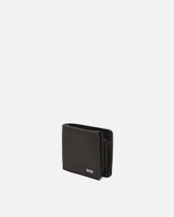 Cartera con compartimento para billetes, tarjetas y monedas