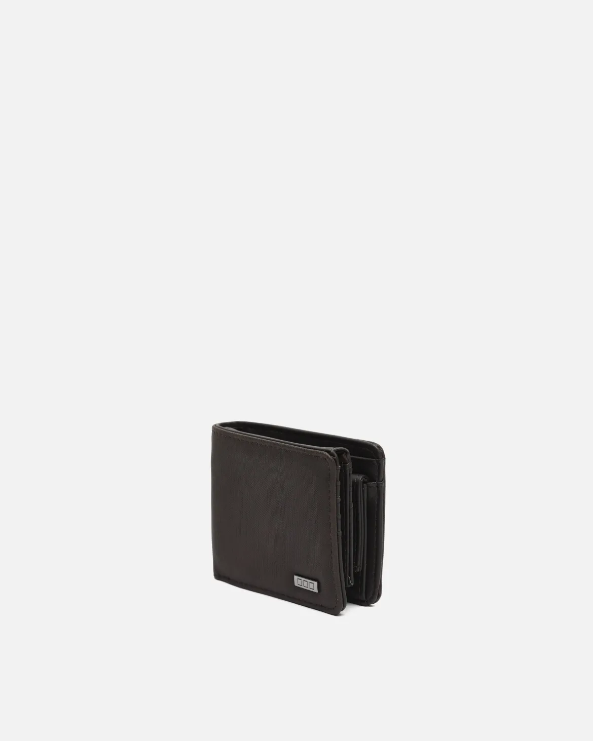 Cartera con compartimento para billetes, tarjetas y monedas