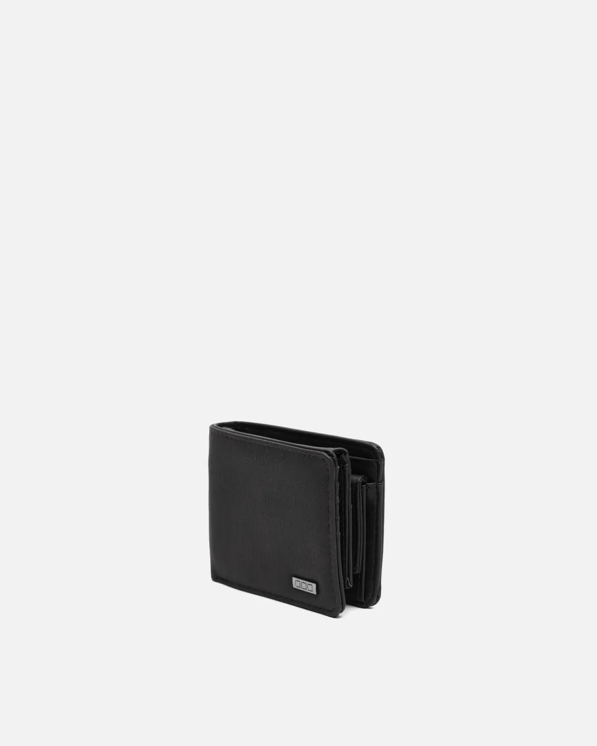 Cartera con compartimento para billetes, tarjetas y monedas
