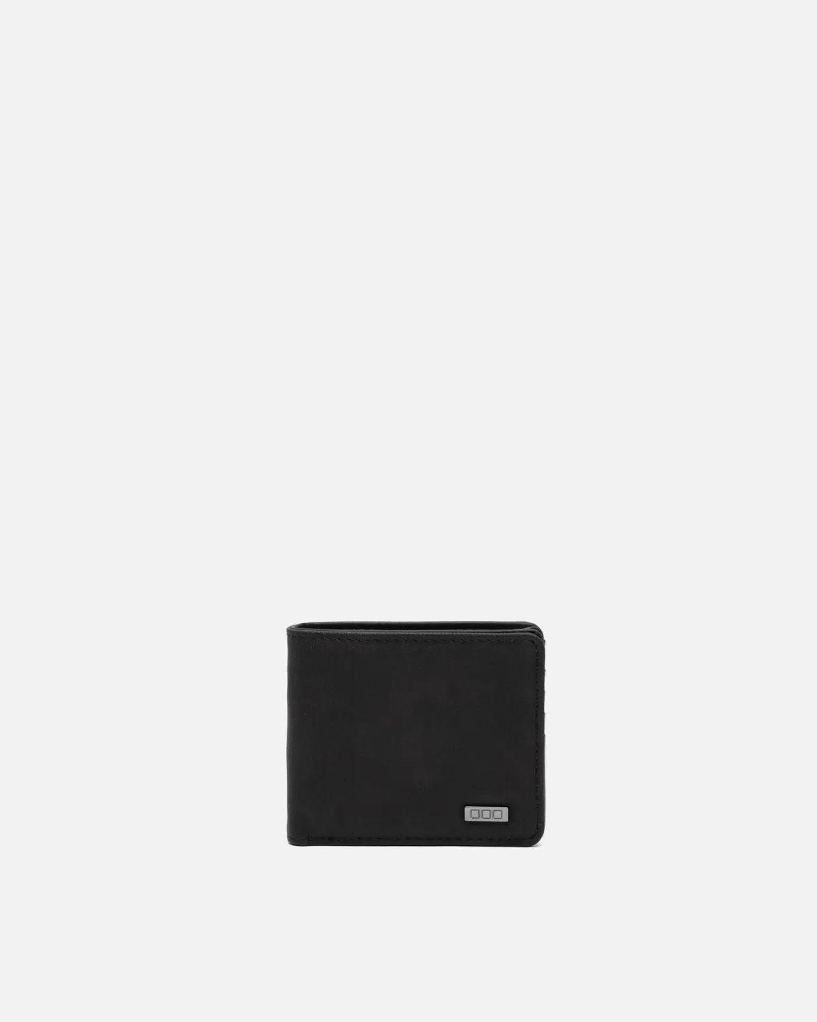 Cartera con compartimento para billetes, tarjetas y monedas