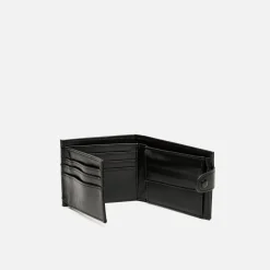 Cartera con compartimento para billetes, tarjetas y monedas con cierre