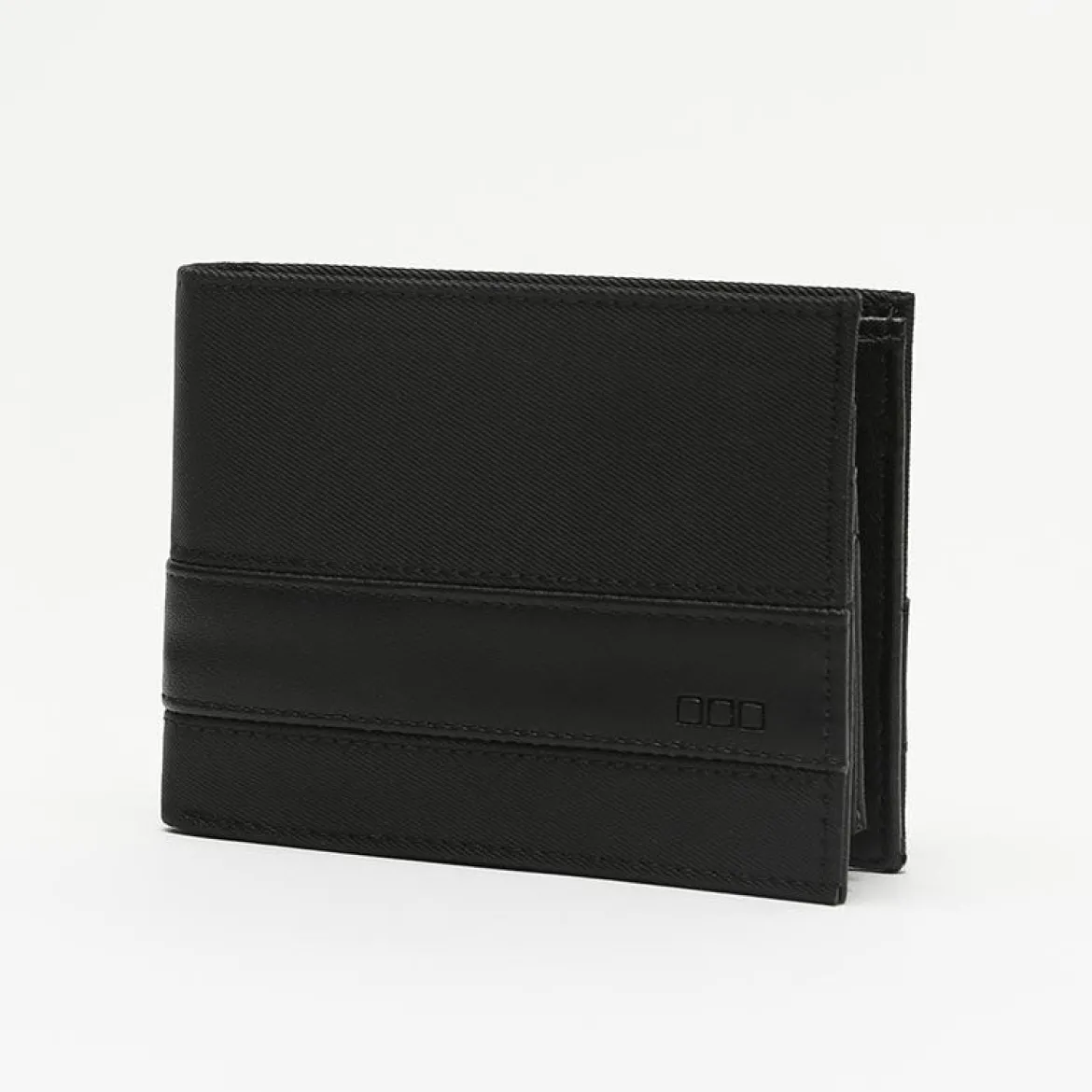 Cartera con compartimento para billetes, tarjetas y monedas