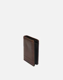 Cartera con compartimento para billetes, tarjetas y monedas