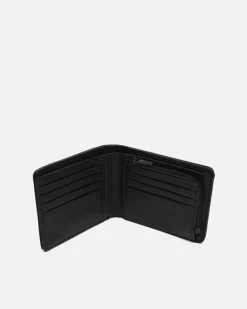 Cartera con compartimento para billetes, tarjetas y monedas