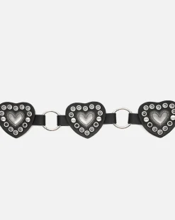 Cinturón con detalles en forma de corazón