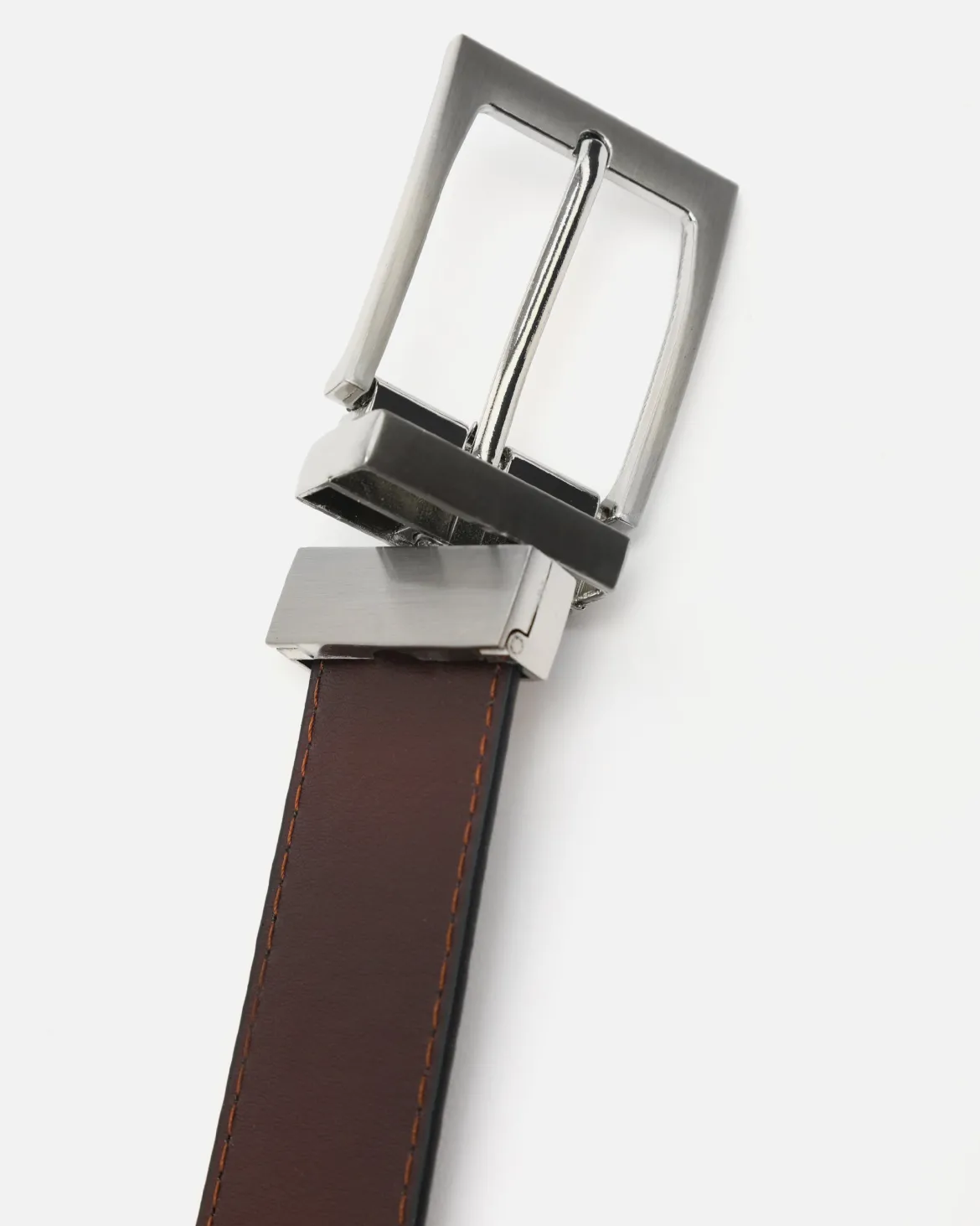 Cinturón liso reversible
