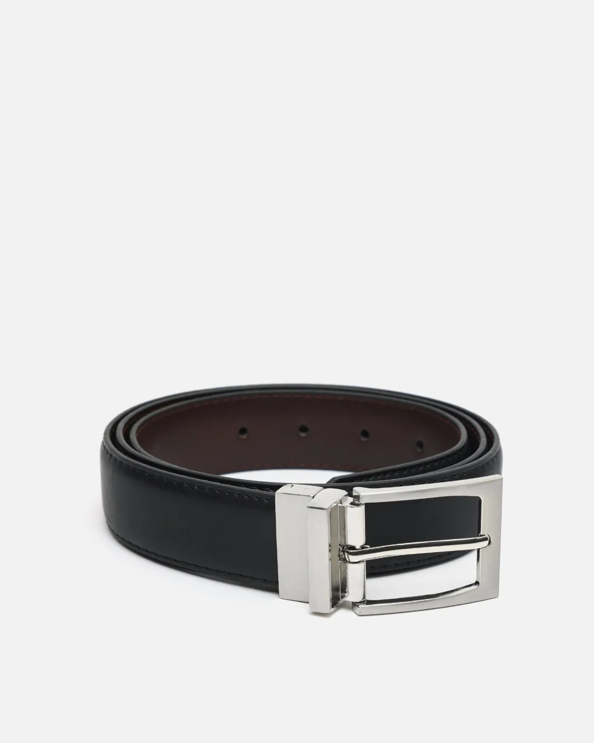 Cinturón liso reversible