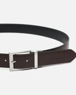 Cinturón liso reversible