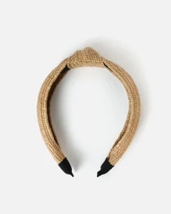 Diadema efecto rafia