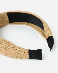 Diadema efecto rafia