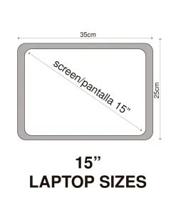 Funda grande para portátil de 15 pulgadas