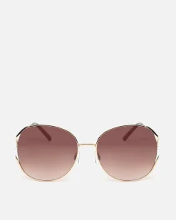 Gafas de sol redondas con montura metálica