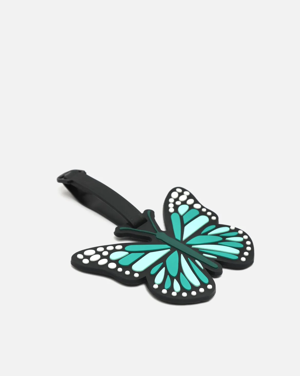 Identificador de equipaje en forma de mariposa