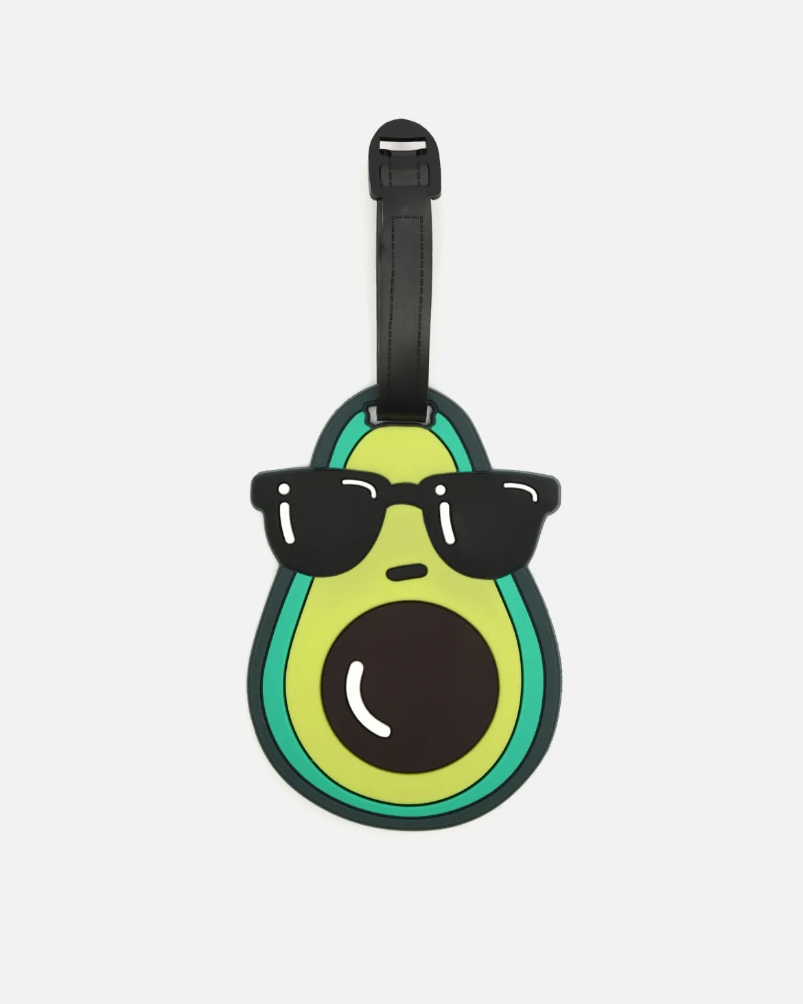 Identificador de equipaje en forma de aguacate
