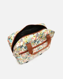 Maletín con ruedas estampado
