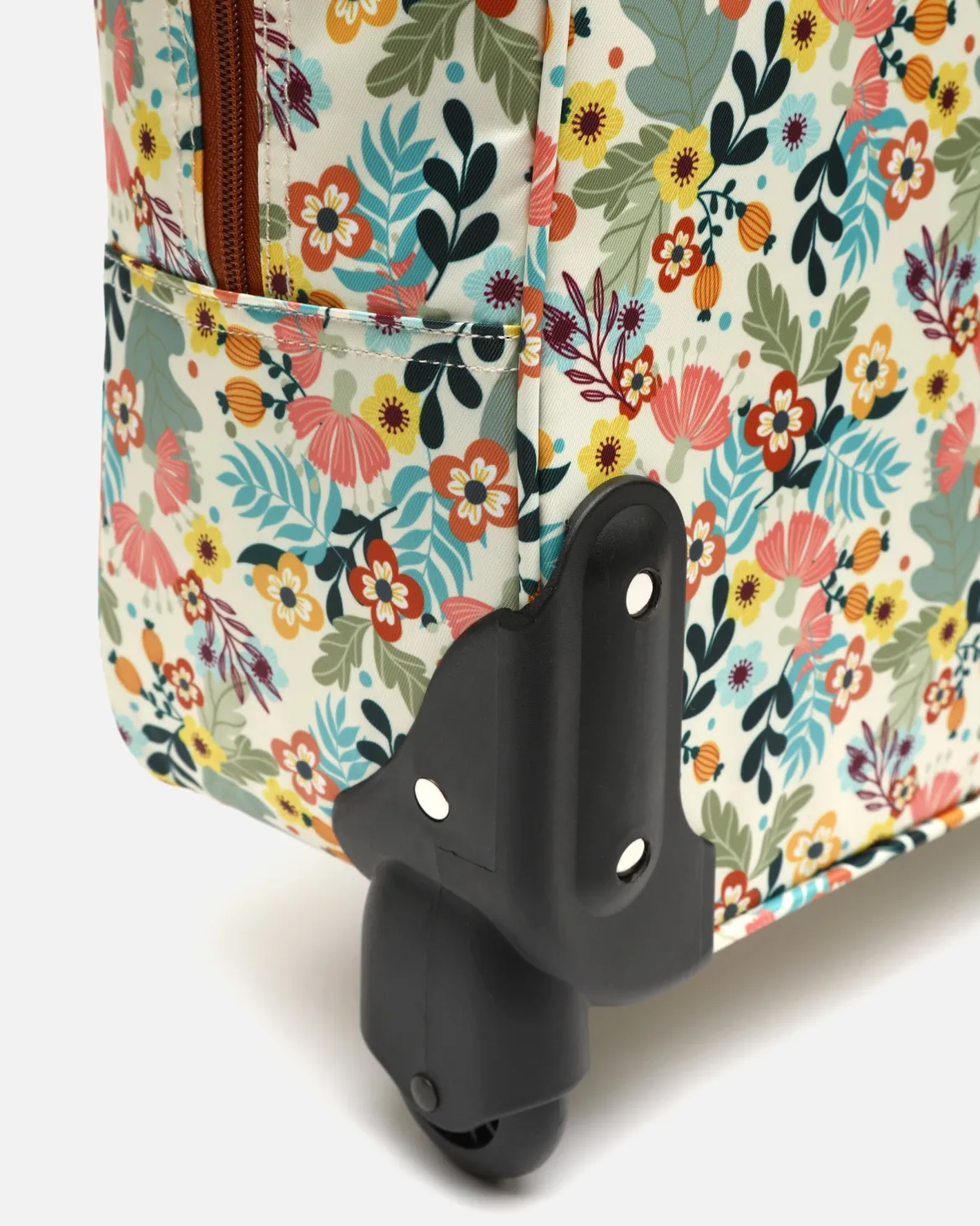 Maletín con ruedas estampado