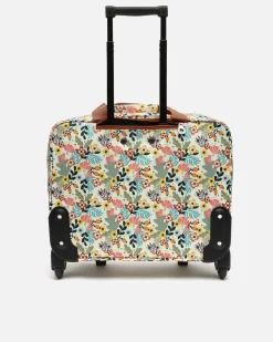 Maletín con ruedas estampado