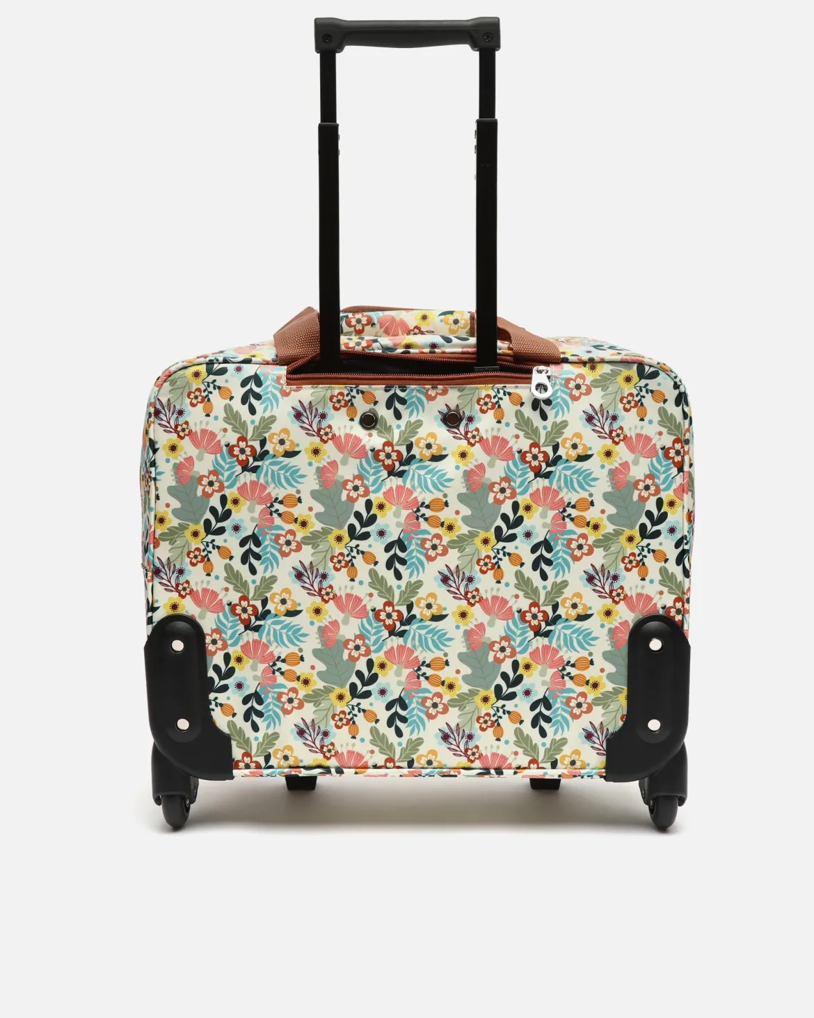 Maletín con ruedas estampado