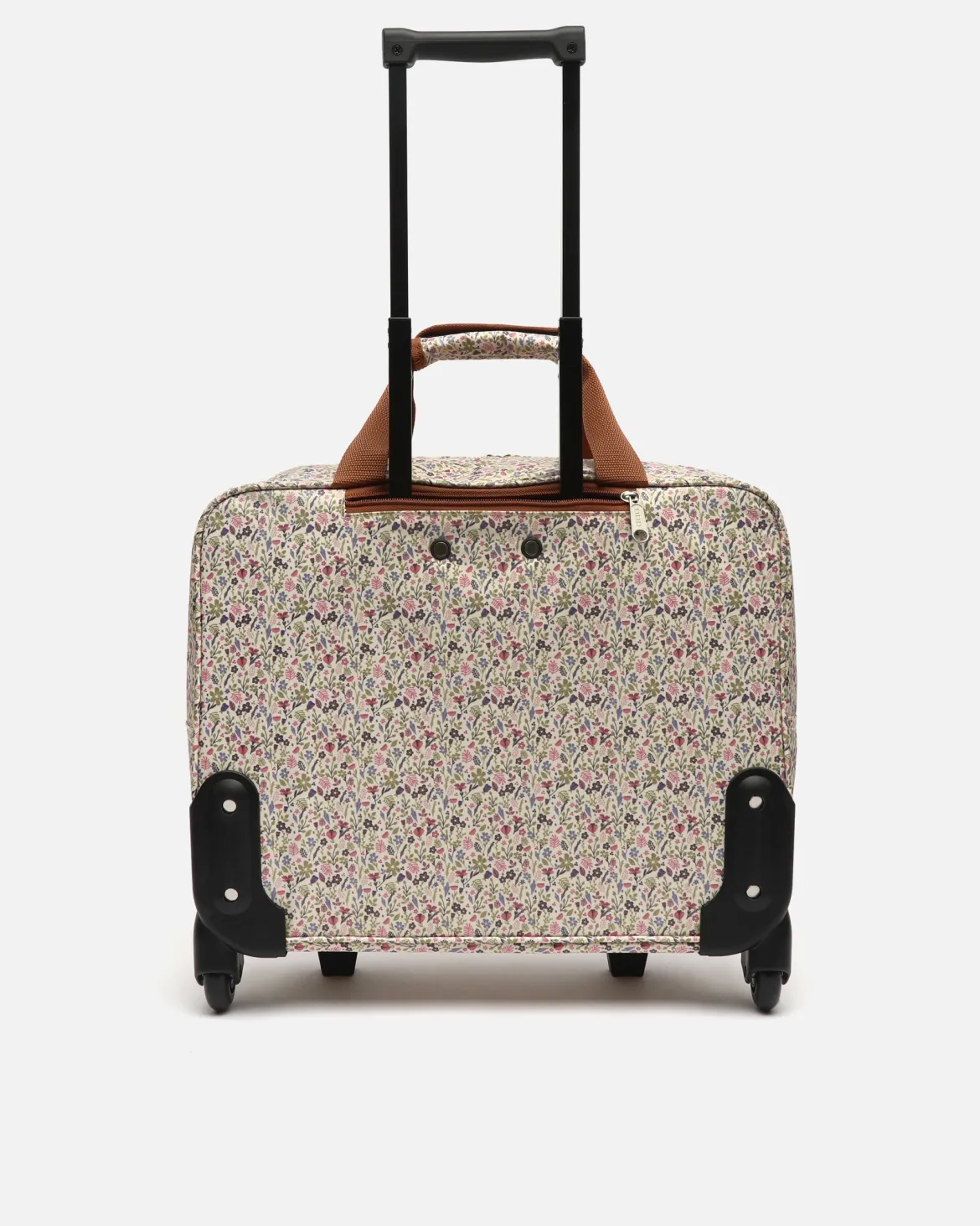 Maletín de viaje con ruedas estampado