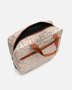 Maletín de viaje con ruedas estampado