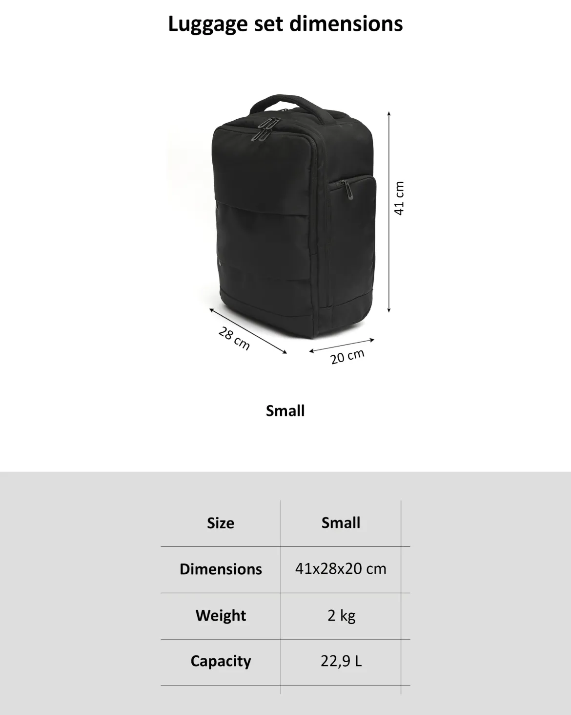 Maletín de viaje con ruedas convertible en mochila