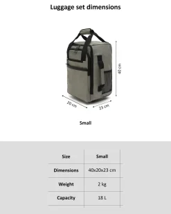 Maletín de viaje con ruedas convertible en mochila