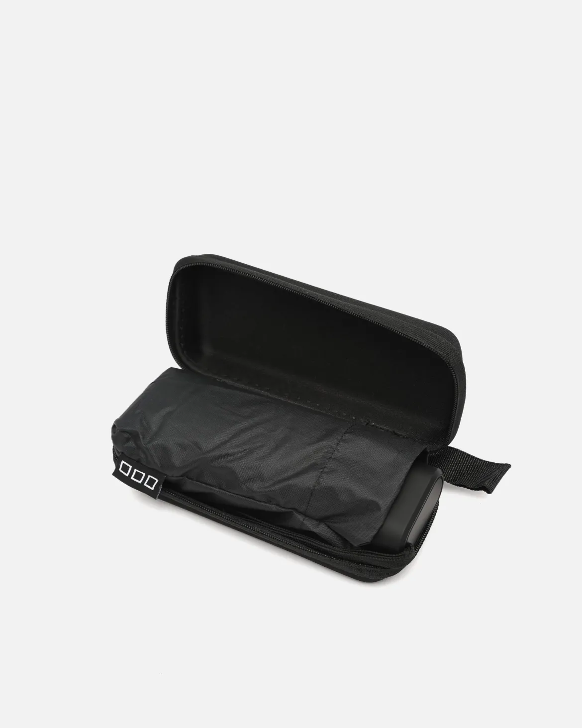Mini paraguas plegable liso con estuche incluido