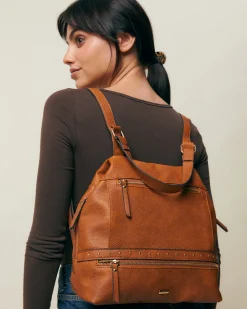 Mochila antirrobo con detalles metálicos