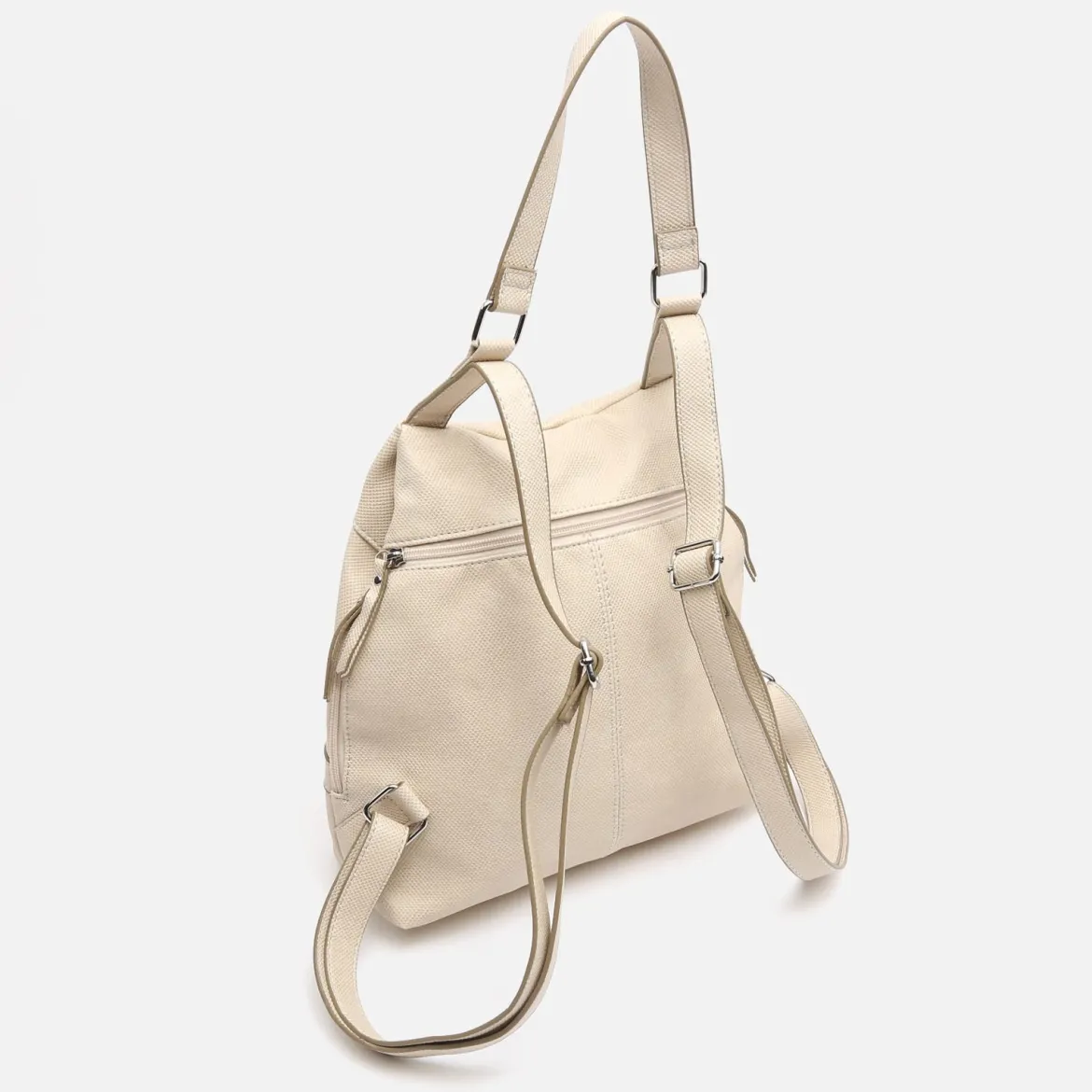 Mochila antirrobo con detalles metálicos