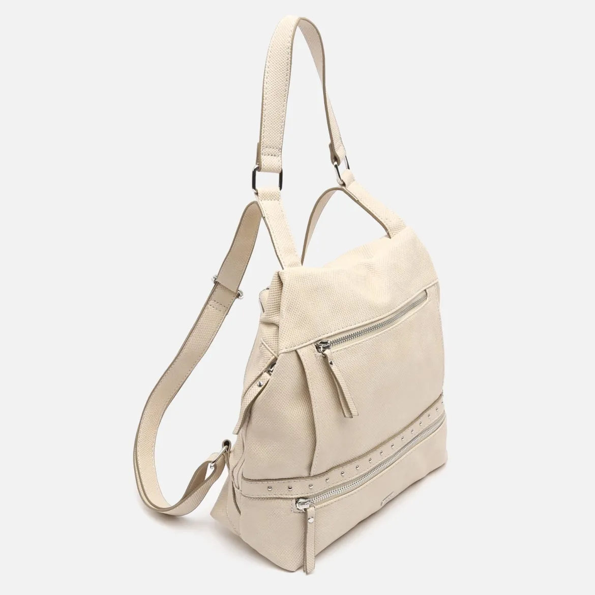 Mochila antirrobo con detalles metálicos