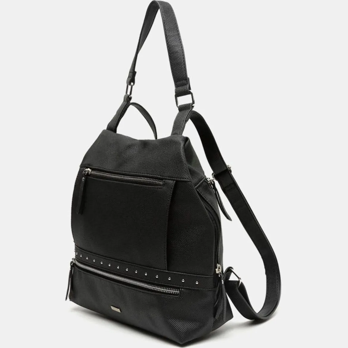 Mochila antirrobo con detalles metálicos
