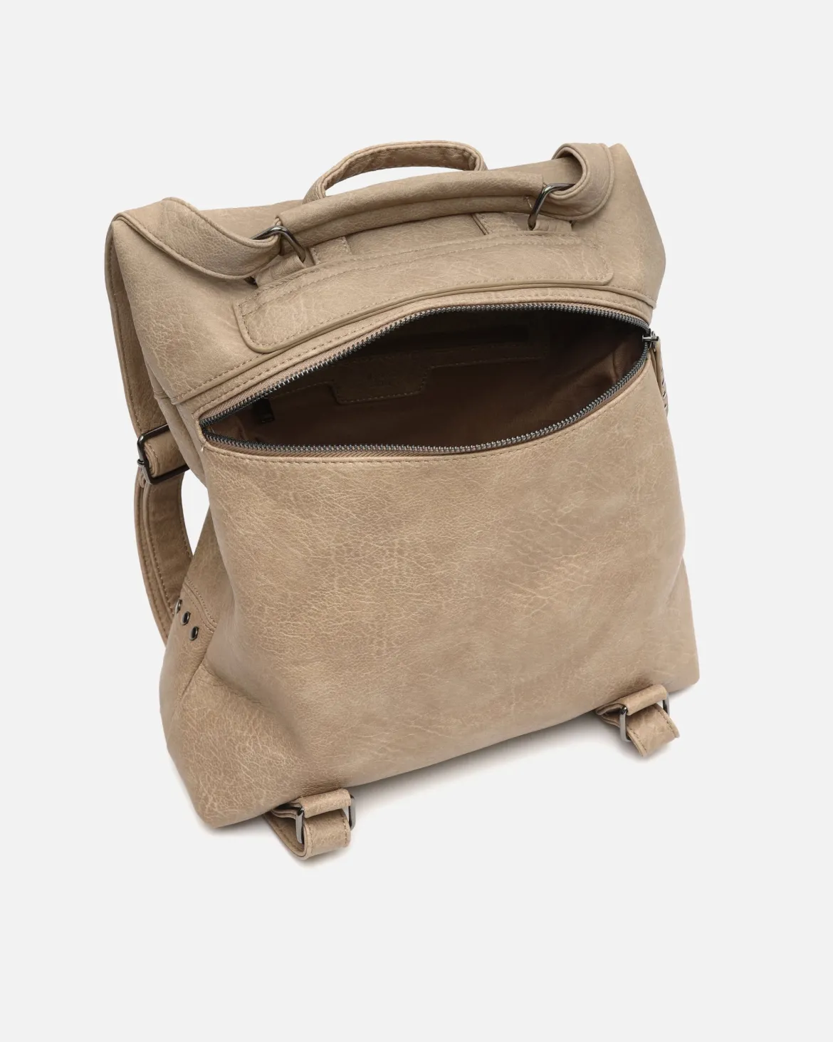 Mochila antirrobo con detalles metálicos