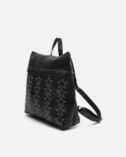 Mochila antirrobo con detalles metálicos en forma de estrellas