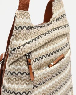 Mochila antirrobo con estampado jacquard