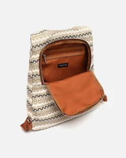 Mochila antirrobo con estampado jacquard