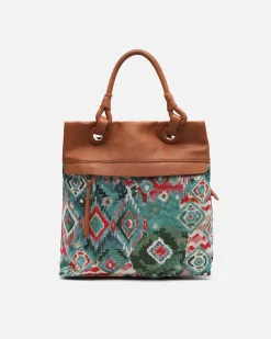 Mochila antirrobo con estampado jacquard