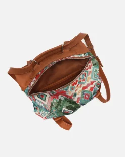 Mochila antirrobo con estampado jacquard