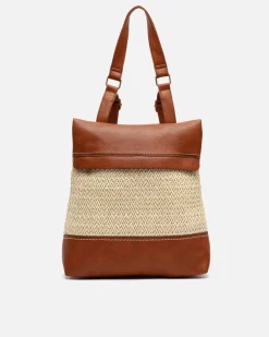 Mochila antirrobo efecto rafia
