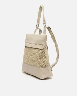 Mochila antirrobo efecto rafia