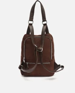 Mochila antirrobo efecto ante con detalles metálicos