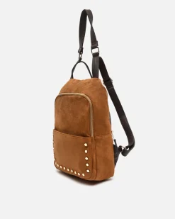 Mochila antirrobo efecto ante con detalles metálicos
