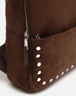 Mochila antirrobo efecto ante con detalles metálicos