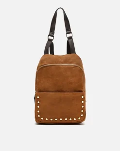Mochila antirrobo efecto ante con detalles metálicos